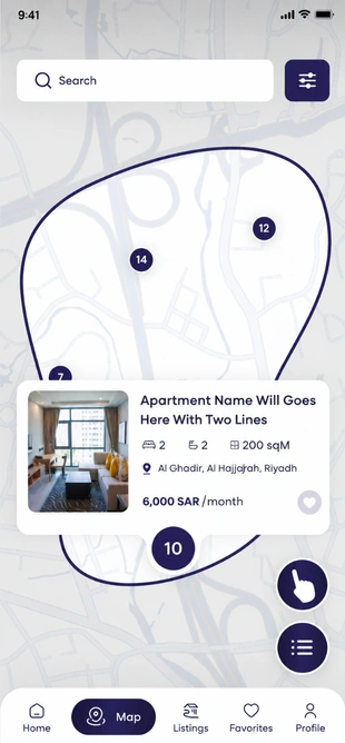 Map-mobile-app development